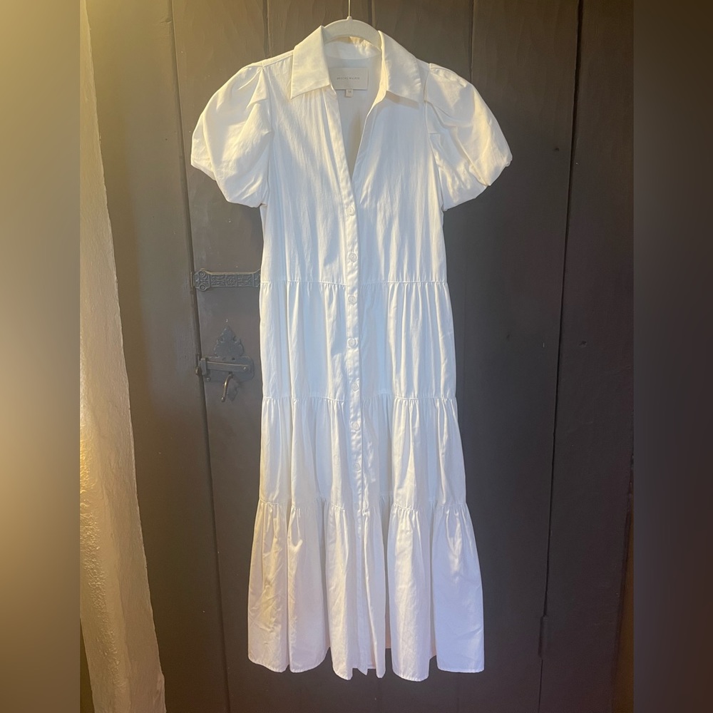 Brochu Walker tiered midi dress